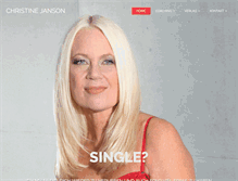 Tablet Screenshot of christinejanson.de